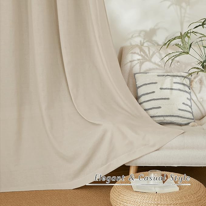 NICETOWN Thick Linen Curtains Privacy - Image 7