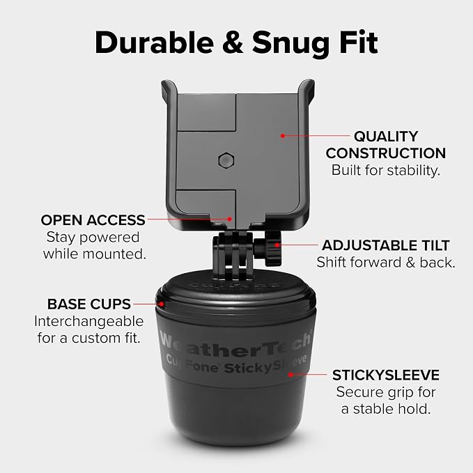 WeatherTech Portable Electronic Device Mount, Fits Smartphones - Image 3