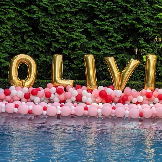 Gold Letter Balloons 40 Inch Large Letter R Balloon Aluminum | Foil Mylar Big - Image 5