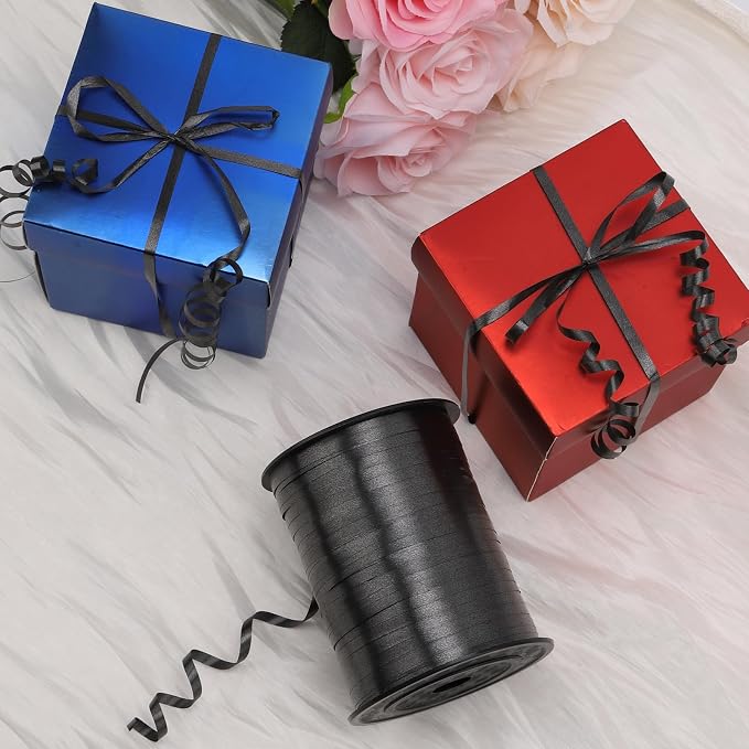 500 Yards Black Curling Ribbon Balloon String Ribbon 1/5 Inch | Ribbon - Image 4