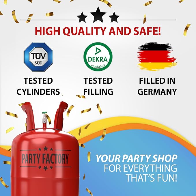 Party Factory – 3x Helium Tank - Image 7