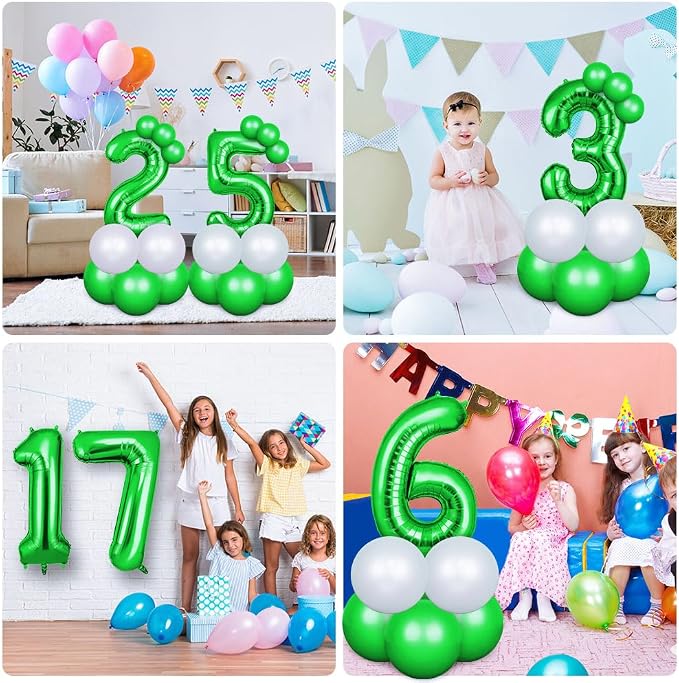 OFFCUP 40 Inch Green Number 16 Balloon - Image 7