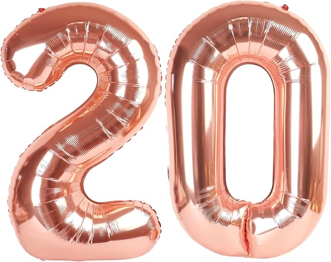 Rose Gold 20 Balloon by IWERP