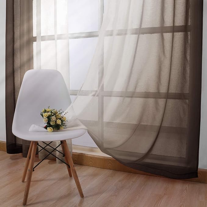 DWCN Ombre Short Sheer Curtains - Image 3