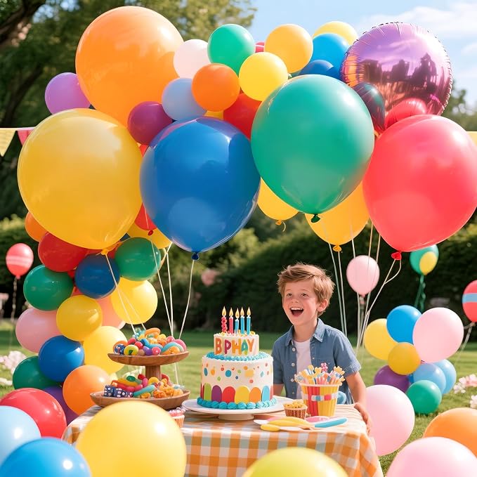 Pink Balloons 18 Inch 12 Pack Large Latex Party Balloons Round Helium Balloon - Image 6