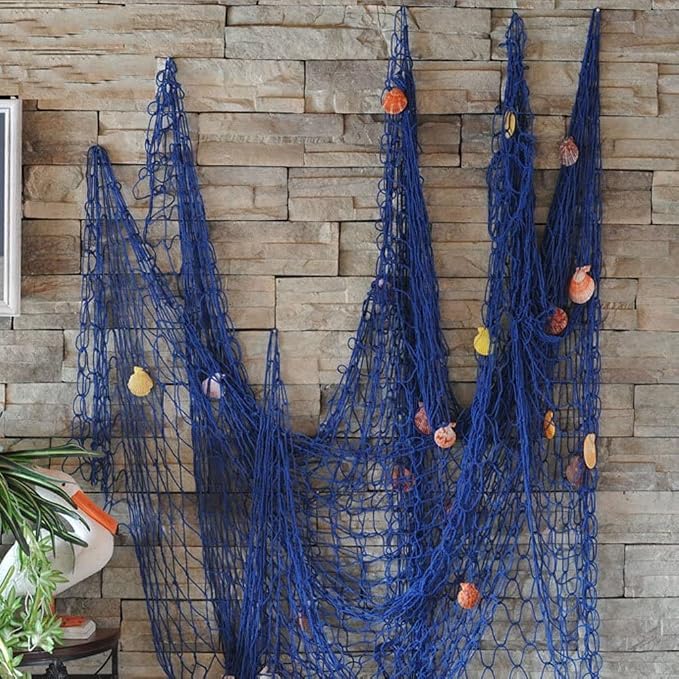 79 x 59 inch Nature Fish Net Wall Decoration - Image 6