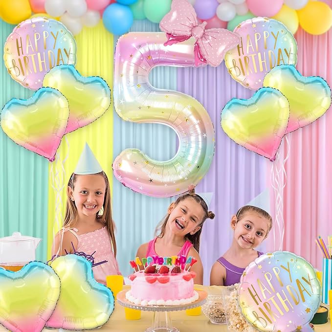 10 Balloon Numbers 10th Birthday Decorations - Image 6