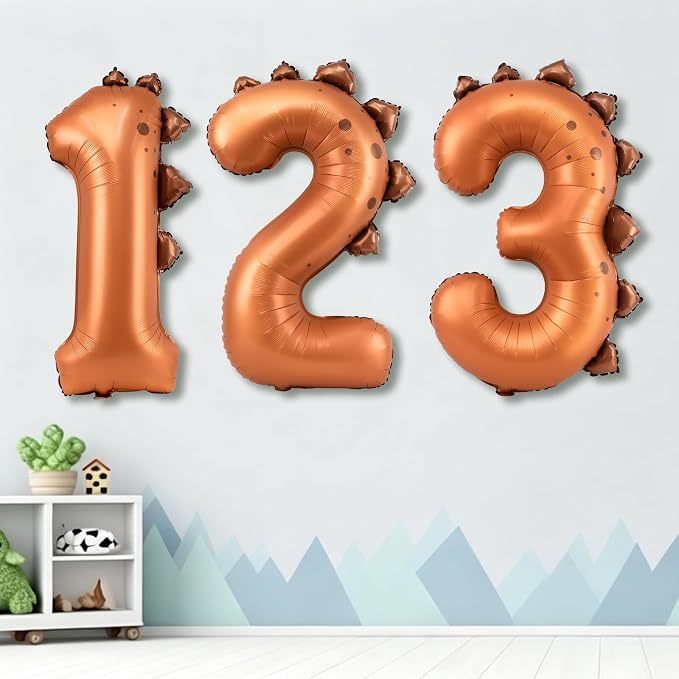 Dinosaur Number 2 Balloon, 30 Inch Birthday Party Decorations - Image 5