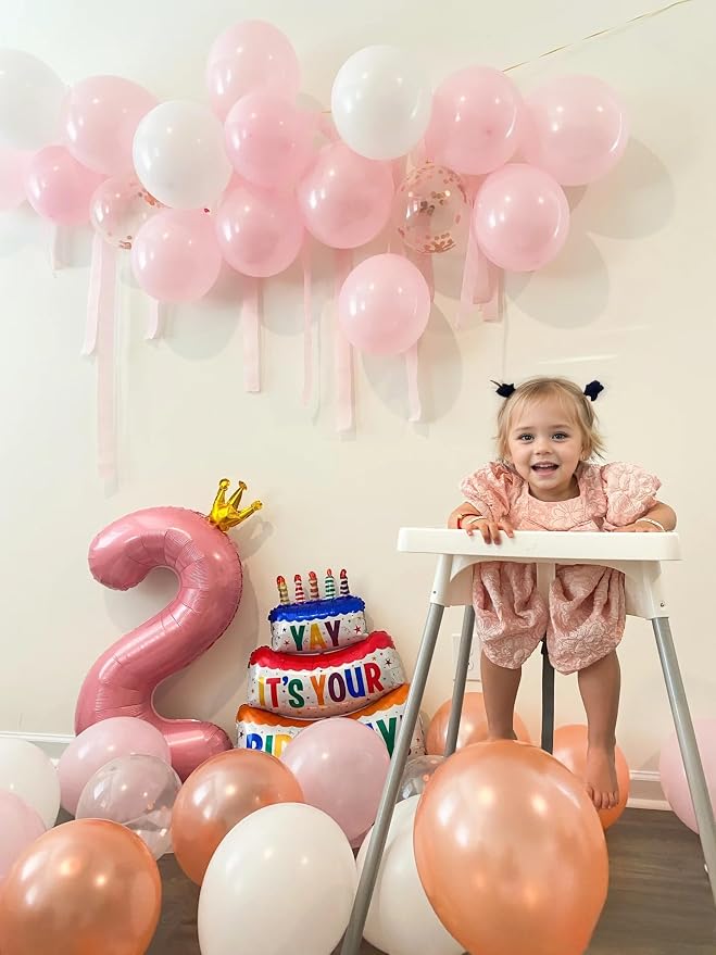 40 inch Pink Number 7 Balloon - Image 6