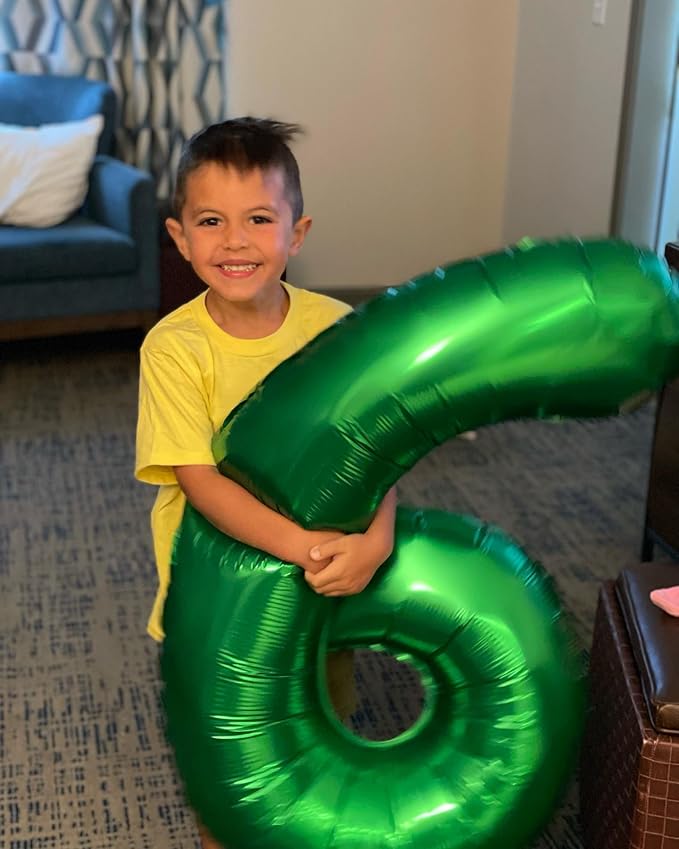 24 Balloon - Green Birthday Number Balloons, 40 Inch Decorations Men Women | - Image 8