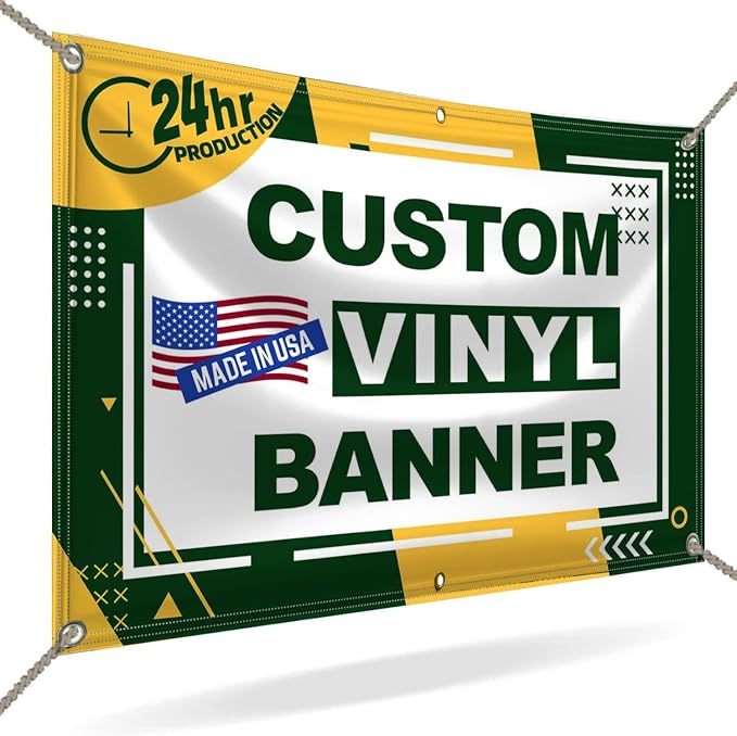 Custom Banner 1ft x 2ft Custom Vinyl Banner Backdrop by TFEN