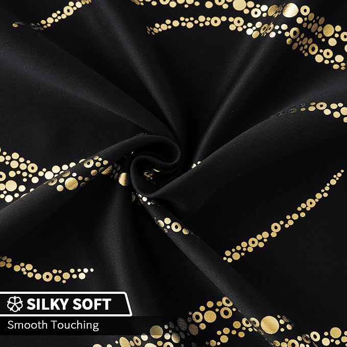 Yakamok Black Blackout Curtains - Image 5