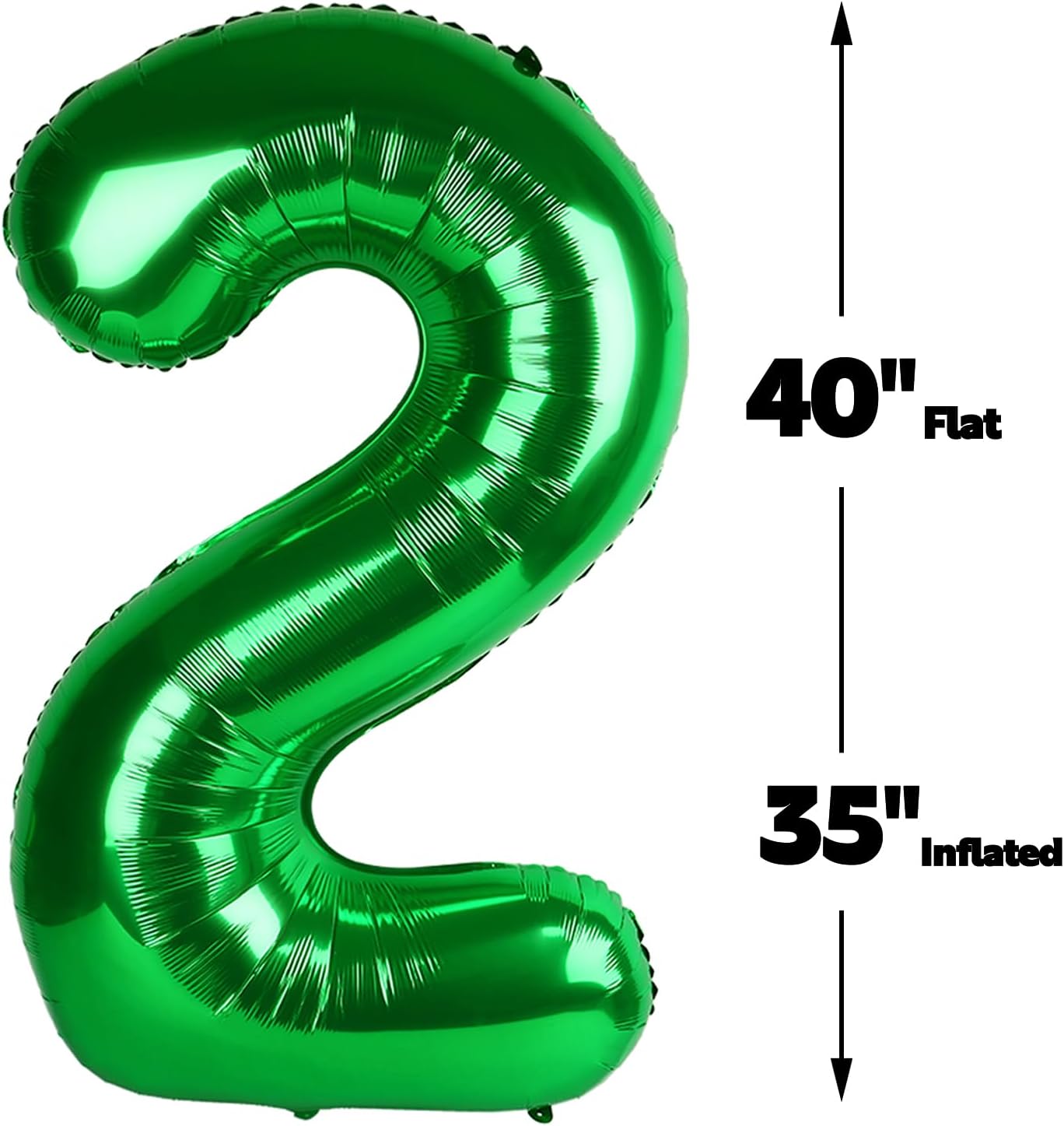 40 Inch Big Green Number 12 21 Balloon Birthday Decoration, Number 12 21 Helium Balloon 12 21 Celebration, Boy Girl Baby Anniversary Party Graduations Supplies Decorations