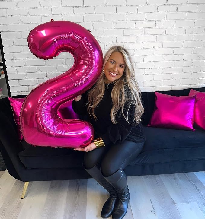 Hot Pink 19 Balloon - Image 8