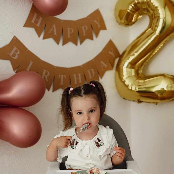 40 Inch Gold Number 6 Foil Balloon - Image 3