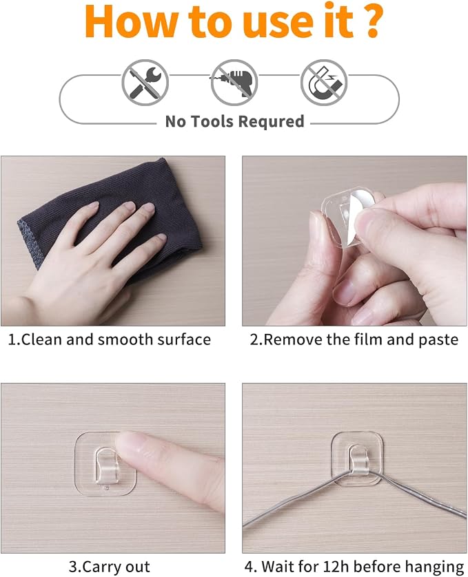 ispneay 50 Mini Light Hooks - Image 4