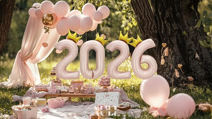 AULE 40 Inch Big Pink 6 Balloon Number - Image 6
