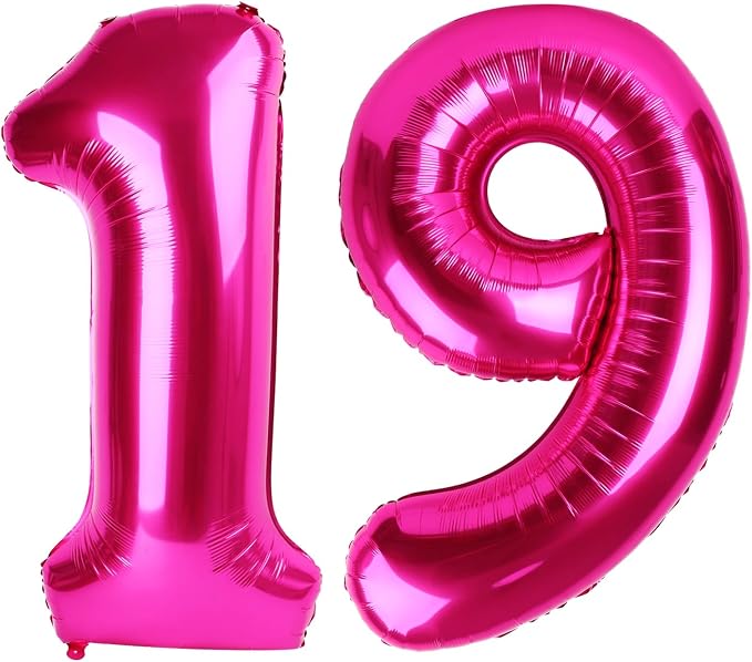 Hot Pink 19 Balloon by IWERP