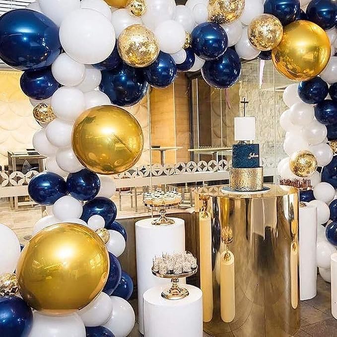 18 inch Navy Blue Balloons - Image 4