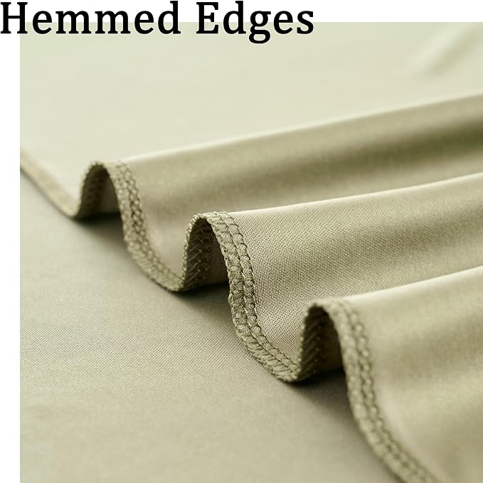 50ftx10ft Wrinkle Free Sage Green Backdrop Curtains - Image 4