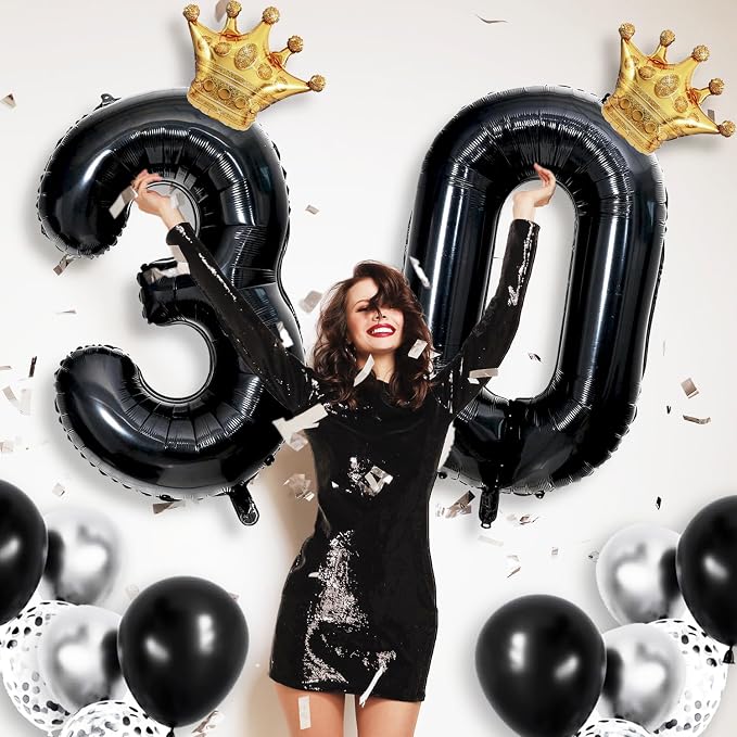 40 inch Large Black 23 Balloon Number - Image 5