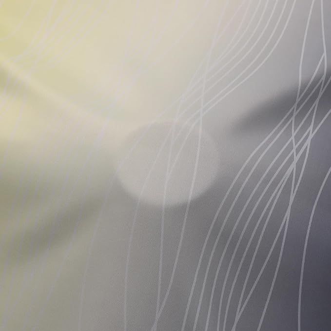 Yellow and Black Ombre Blackout Curtains - Image 8