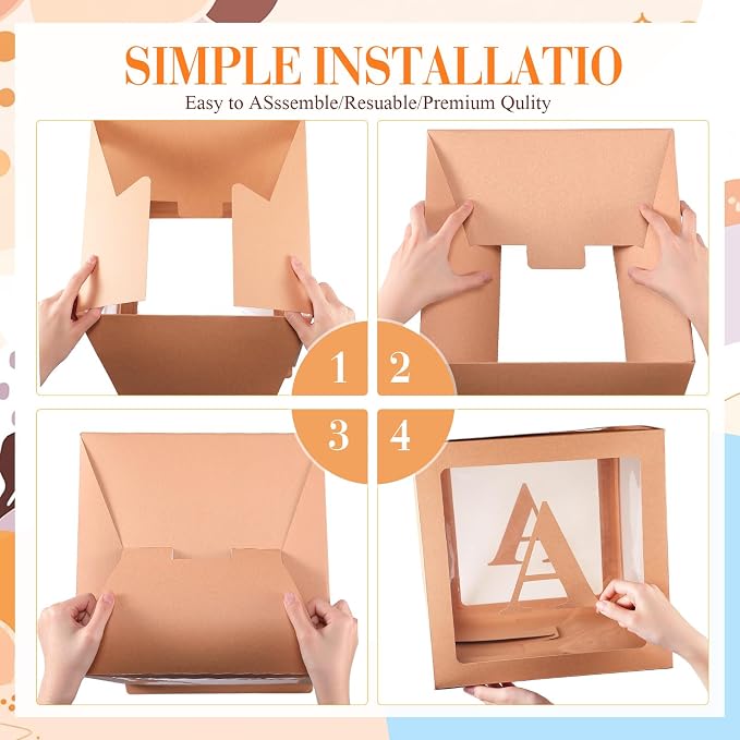 Zhanmai Baby Boxes for Bear Baby Shower Decoration - Image 4