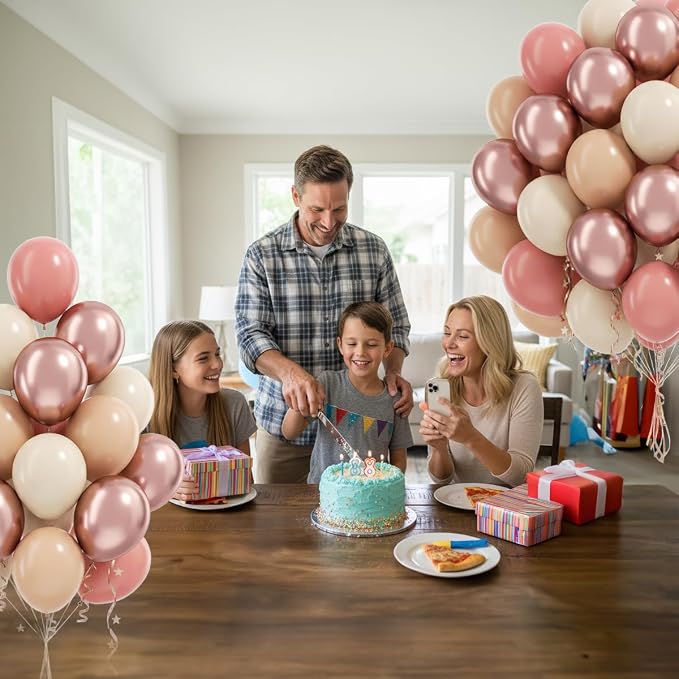 Transparent Balloon Clips for 5–12 Inch Latex Balloons 200 Pcs, No-Knot Plastic - Image 6