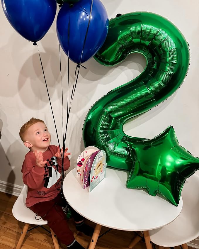 24 Balloon - Green Birthday Number Balloons, 40 Inch Decorations Men Women | - Image 4