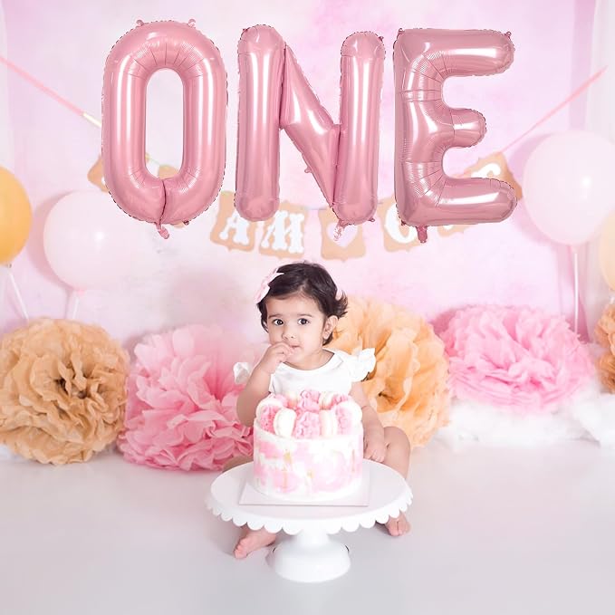 Giant Letter Y Foil Balloon Baby Pink, Pastel Pink Inflatable Word Balloon Y - Image 5