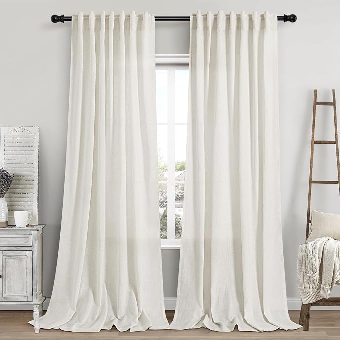 Nanspring Extra Long Curtains 2 Panels 111 Inches Long by Nanspring