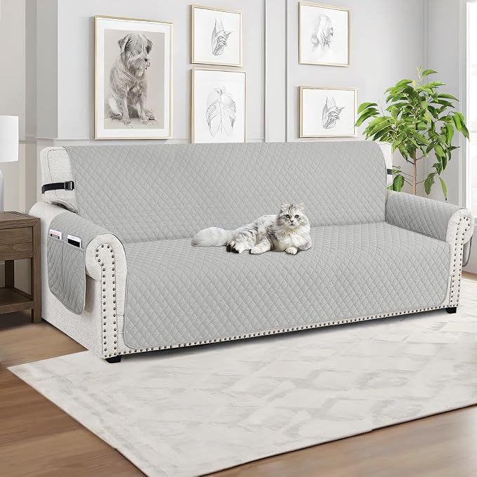 XINEAGE Quilted Sofa Cover Waterproof Couch Covers - Image 7