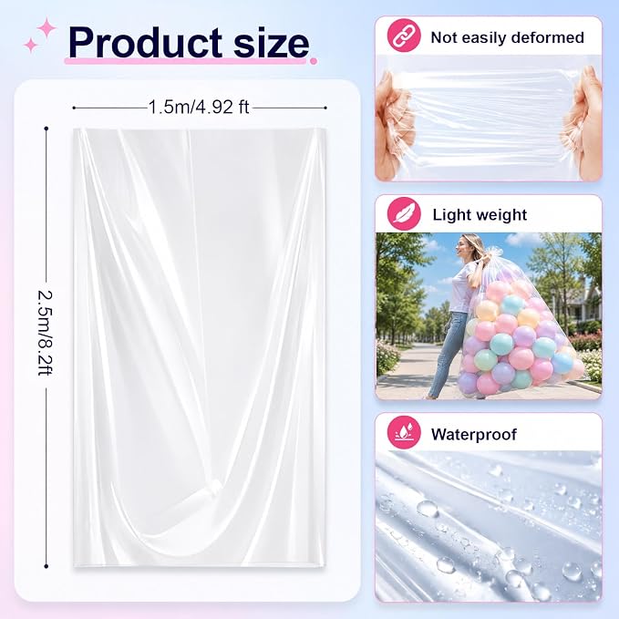 Large Balloon Bags for Transport, Christmas Tree Disposal and Storage Bag - Image 2