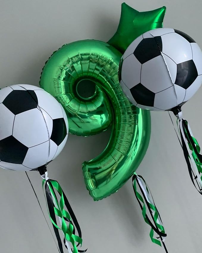 Number Balloons 40 Inch Dark Green 6 Balloon - Image 4