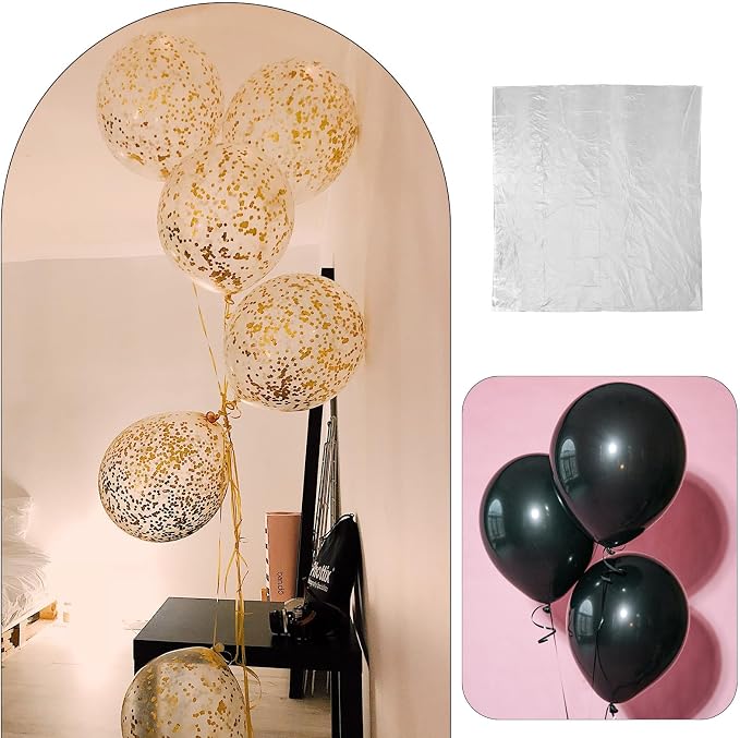Plastic Balloon Storage Bags Balloon Organizers 5pcs Large Capacity - Image 4
