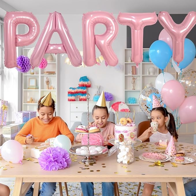 Pink Letter P Balloons, P Balloon 40 Inch Foil Helium P Balloon Letter | Pink P - Image 2