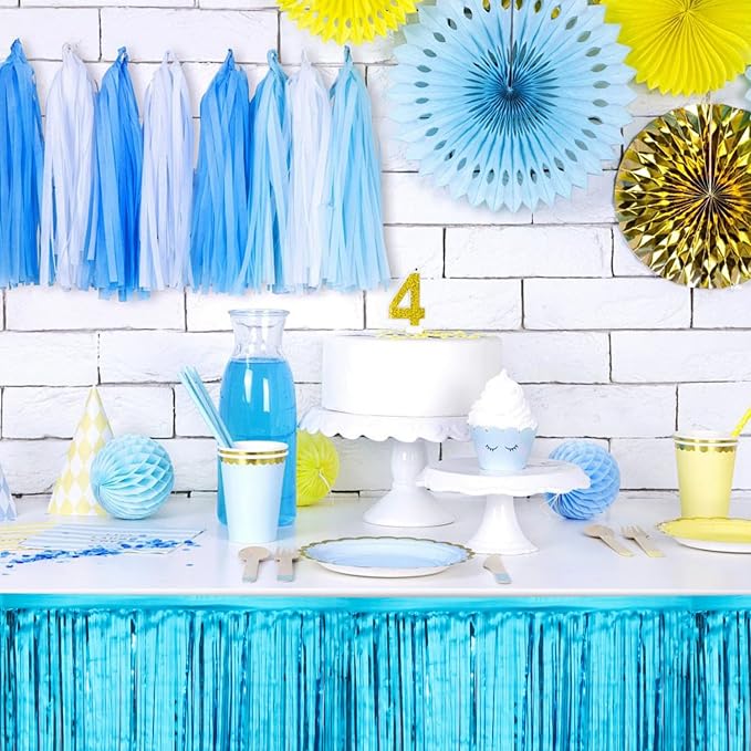 Boys Birthday Decorations Blue Party Streamers - 48FT Baby Shower Boy - Image 6