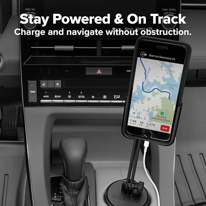 WeatherTech CupFone with Extension – Adjustable, Universal Cup Holder Cell - Image 7