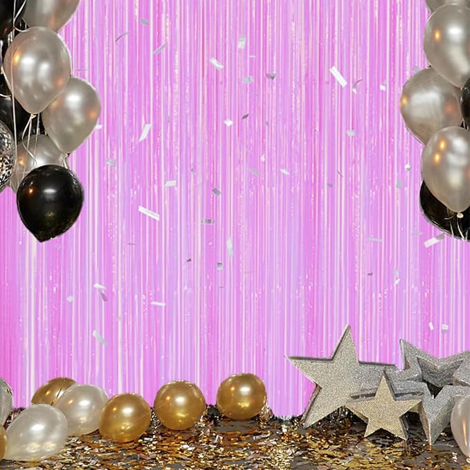 DECOCKRAT 2 Pack Foil Fringe Backdrop - Image 6