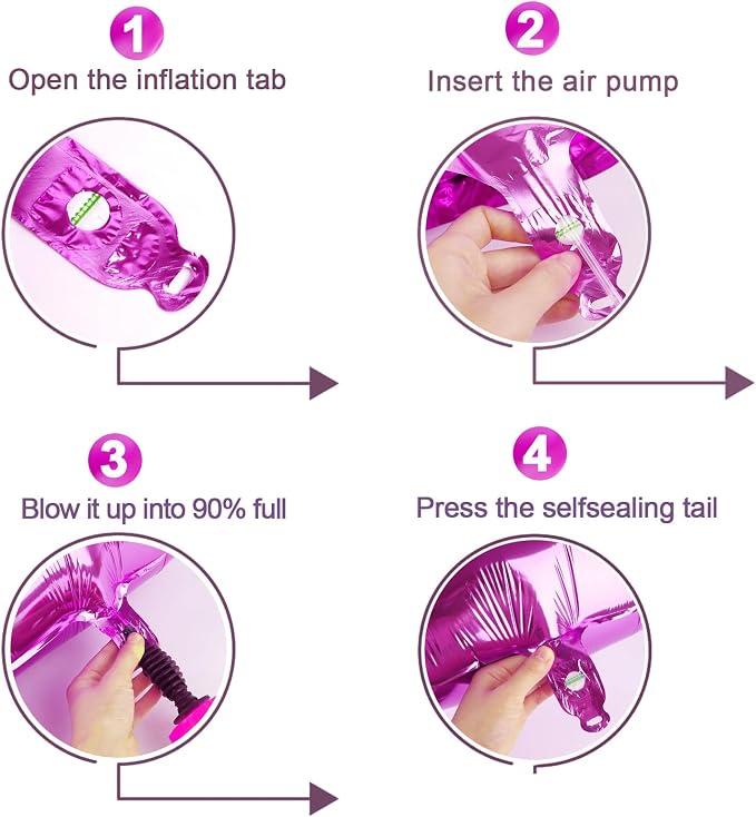 Rosy Purple Number 2 Balloon 40 Inch - Image 6