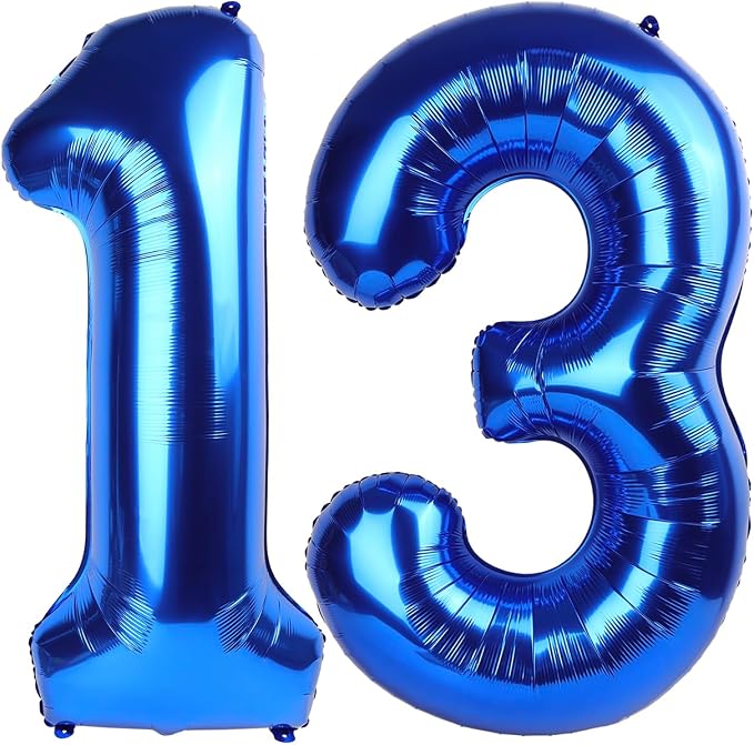 Navy Blue 13 Balloon by IWERP