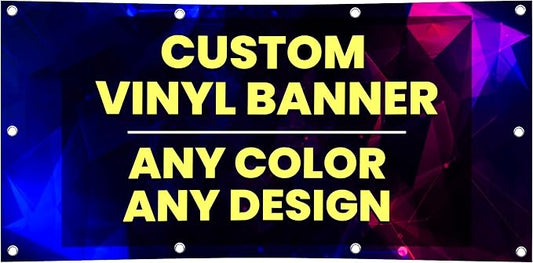 Custom Banner Printing, Vinyl Banners, Any Size Any Color Banners, by FactoryofStickers