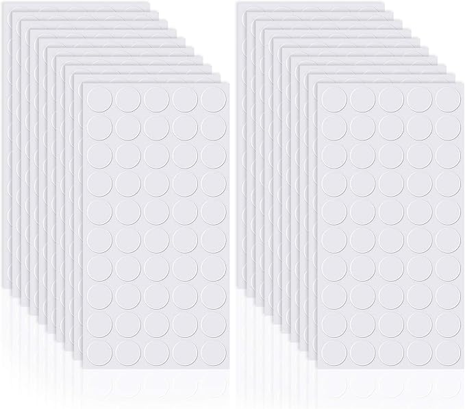 Zonon 1000 Pcs Double Sided Adhesive Dots Clear Glue Point Tape Stickers by Zonon
