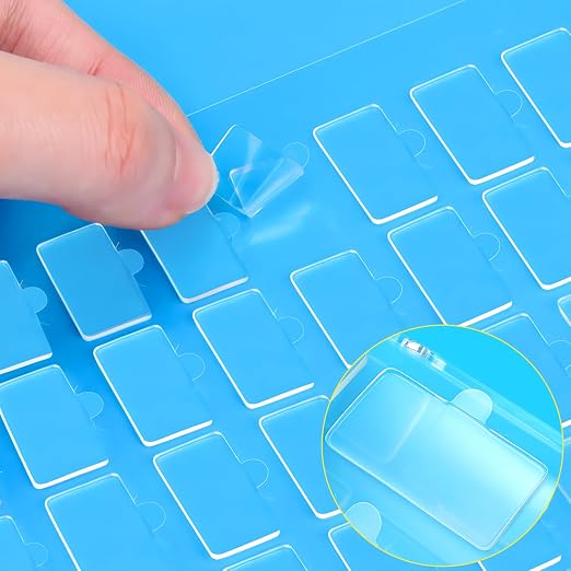 300Pcs Adhesive Clear Museum Putty, Double Sided | 4.31" X 5.81", Stick Dots by Aubeco