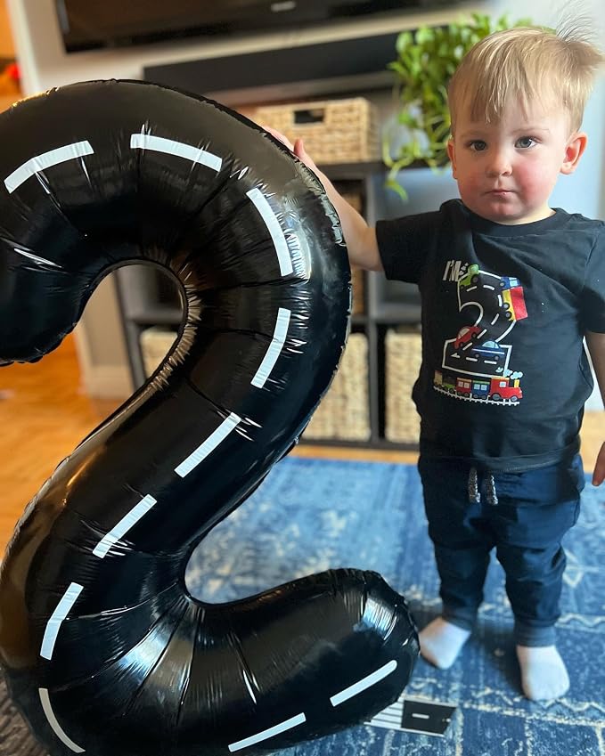 Line 7 Balloon - Number Balloon 40 Inch, 7th Line Birthday Decorations | Giant - Image 2