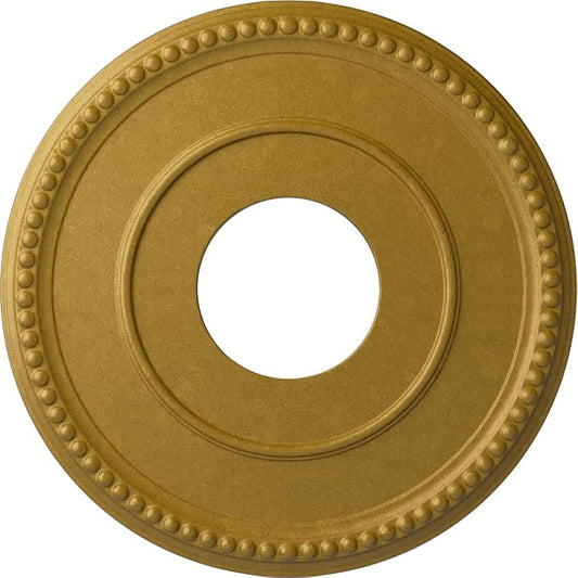 Ekena Millwork CM12BRPGS 12-1/2" x 3-7/8" x 3/4" Bradford Ceiling Medallion by EkenaMillwork