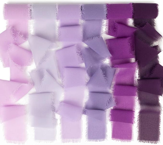 Purple Chiffon Ribbon by MLURCU