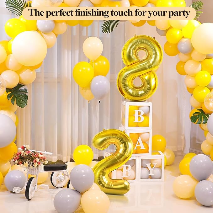 Number 78 Balloons for 78th Birthday Party Decorations, 0-100 Large No.78 - Image 5