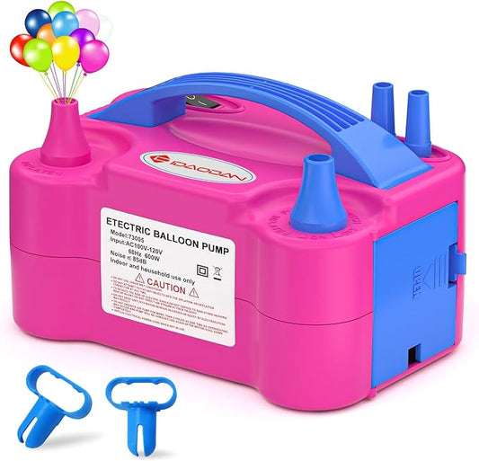 IDAODAN Electric Balloon Pump, Portable Electric Balloon Blower Machine by IDAODANBalloonArchStandDecorations
