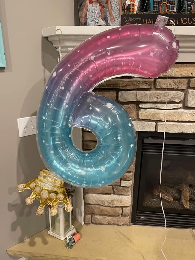 Number 7 Balloon 40 Inch for 7 17 Birthday Decorations, - Image 4